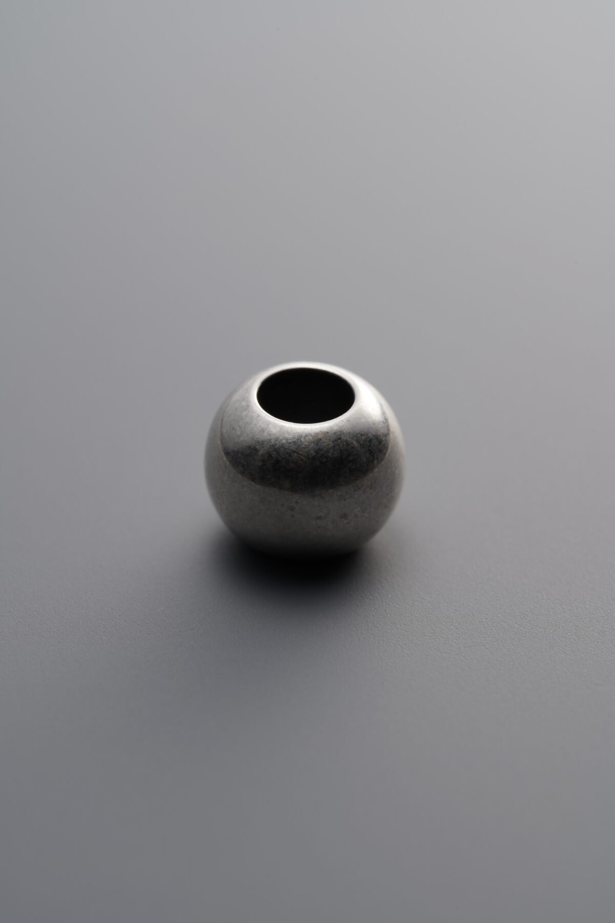 925 Sterling Silver-Antiqued-Round Bead Spacer Bead-8mm - Image 1