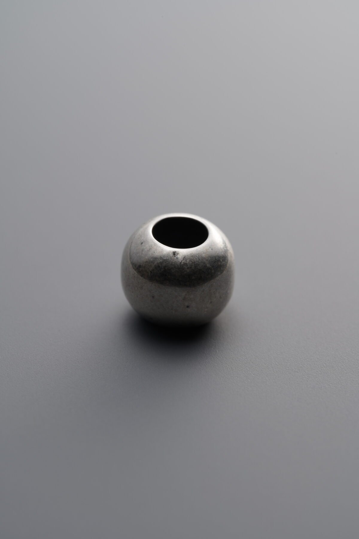 925 Sterling Silver-Antiqued-Round Bead Spacer Bead-8mm - Image 2
