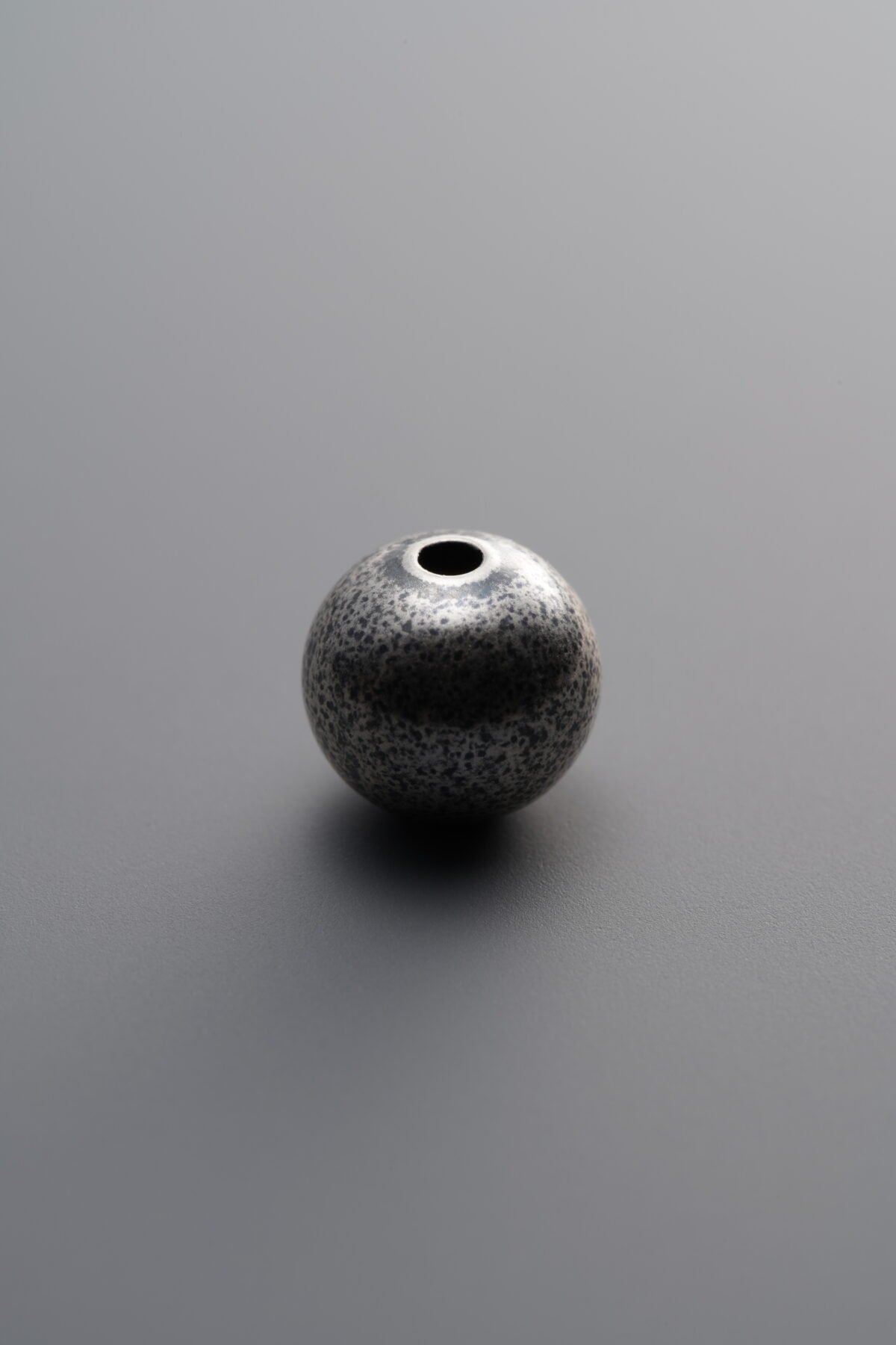 925 Sterling Silver-Antiqued-Round Bead Spacer Bead-8mm - Image 3
