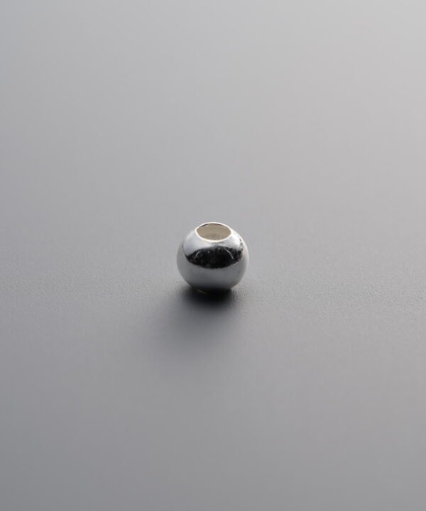 925 Silver-Plain-Round Bead Spacer Bead-4mm