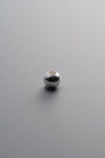 925 Sterling Silver-Bright-Round Bead Spacer Bead-4mm - Image 3