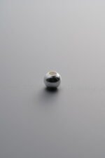 925 Sterling Silver-Bright-Round Bead Spacer Bead-4mm - Image 2