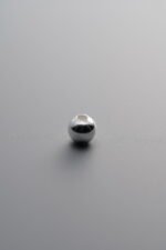 925 Sterling Silver-Bright-Round Bead Spacer Bead-4mm - Image 2