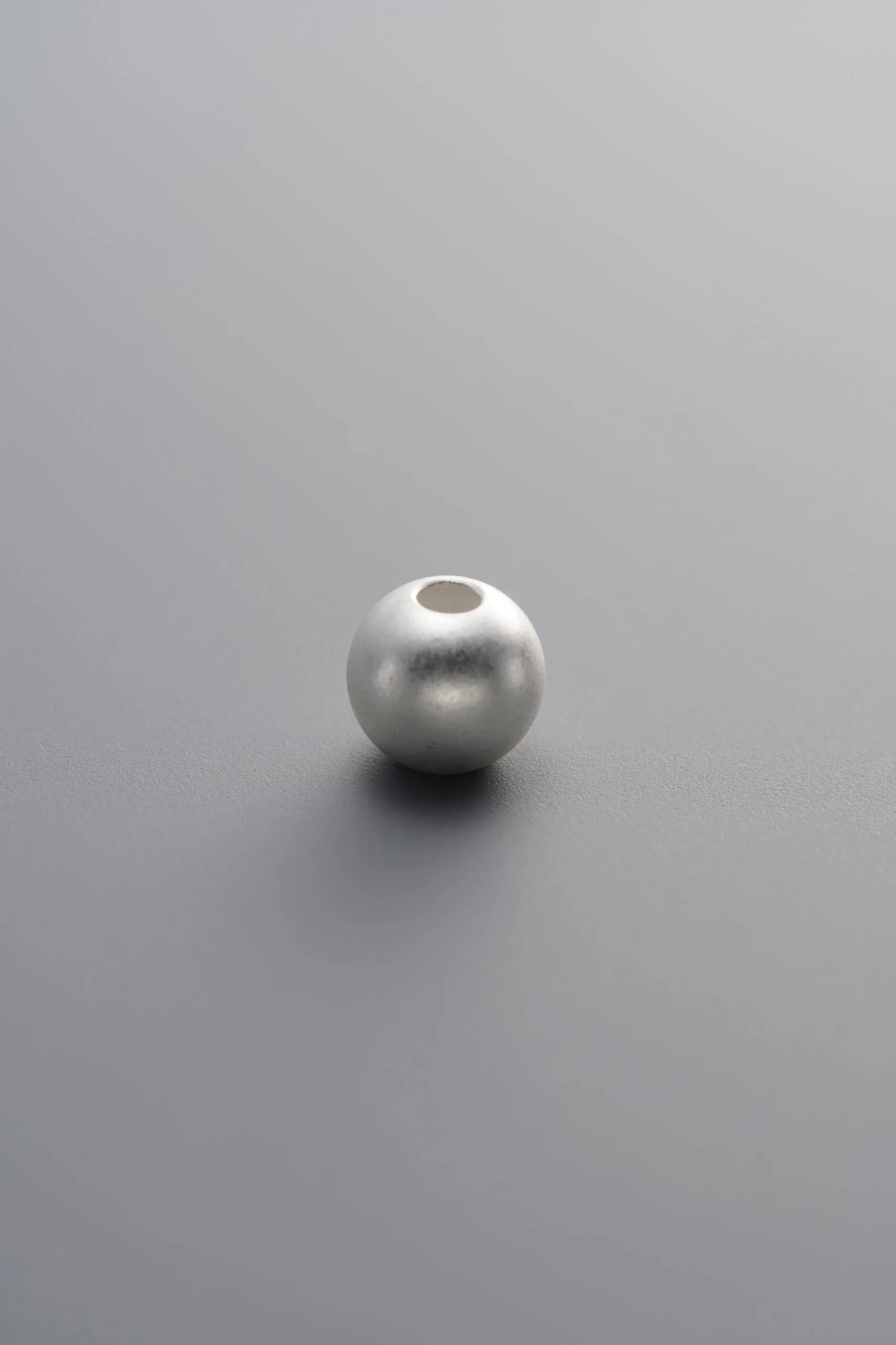 925 Sterling Silver-Bright-Round Bead Spacer Bead-5mm - Image 1