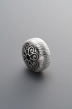 Brushed Drum-shaped Spacer Bead