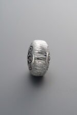 Brushed Drum-shaped Spacer Bead