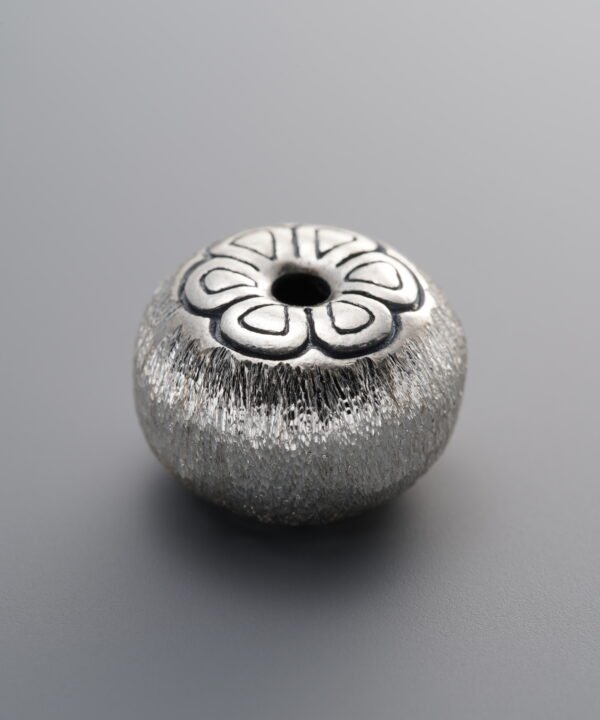 Brushed Drum-shaped Spacer Bead