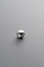 Octagonal Silver Chip Bead