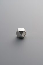 925 Sterling Silver-Bright-Octagonal Silver Chip Bead-4mm