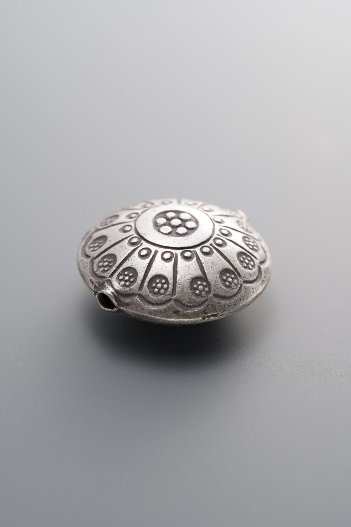 Printed Flat Drum Bead