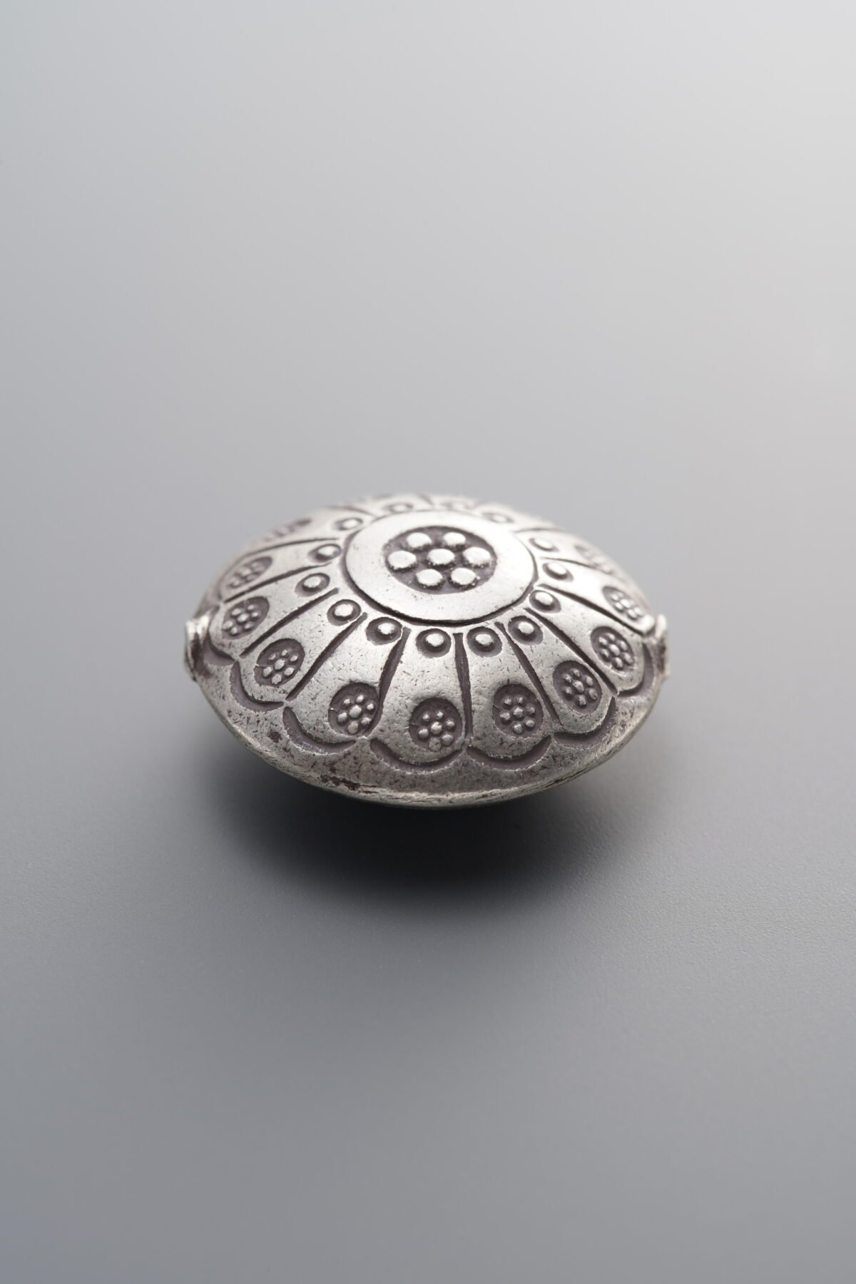 Printed Flat Drum Bead