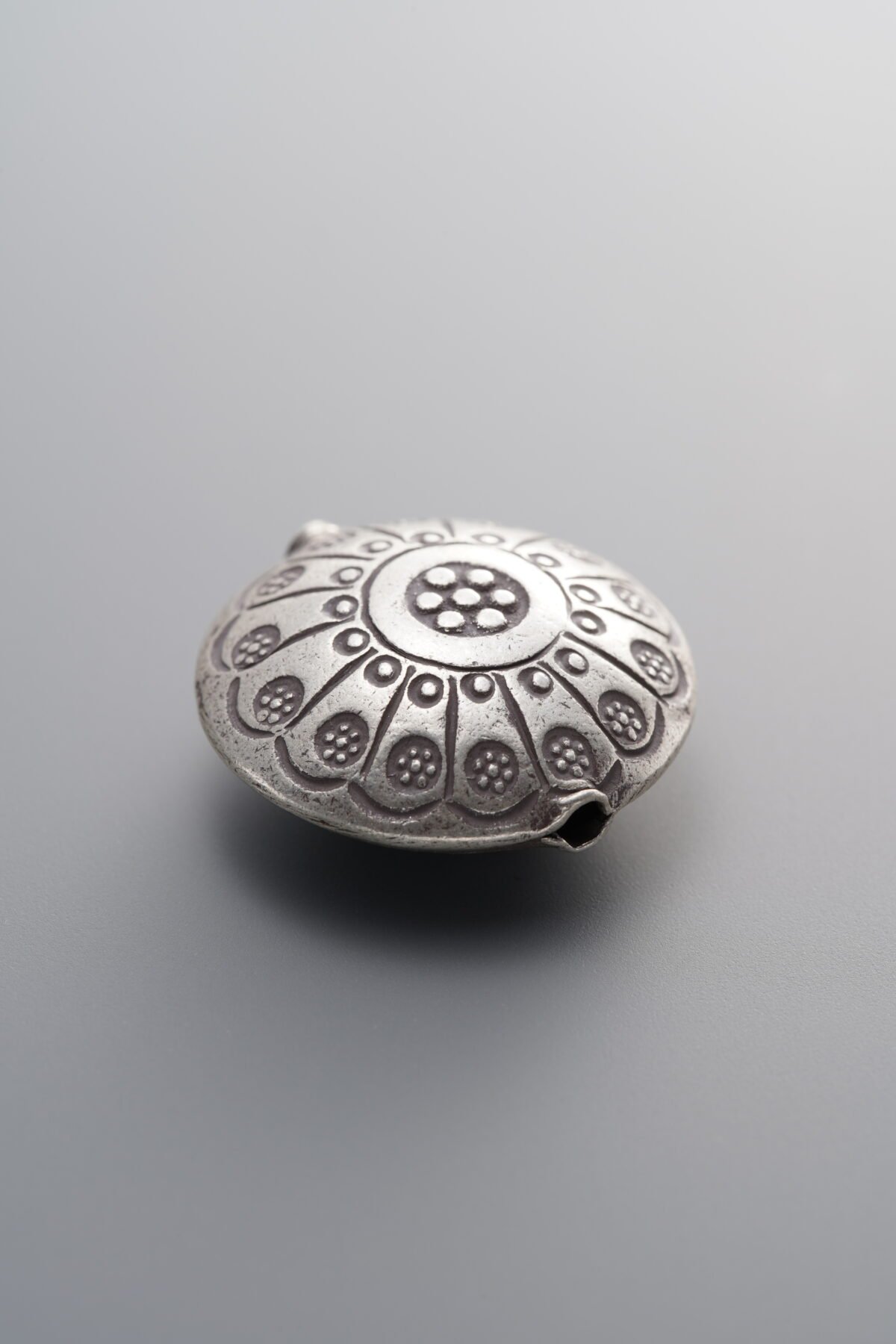 Printed Flat Drum Bead