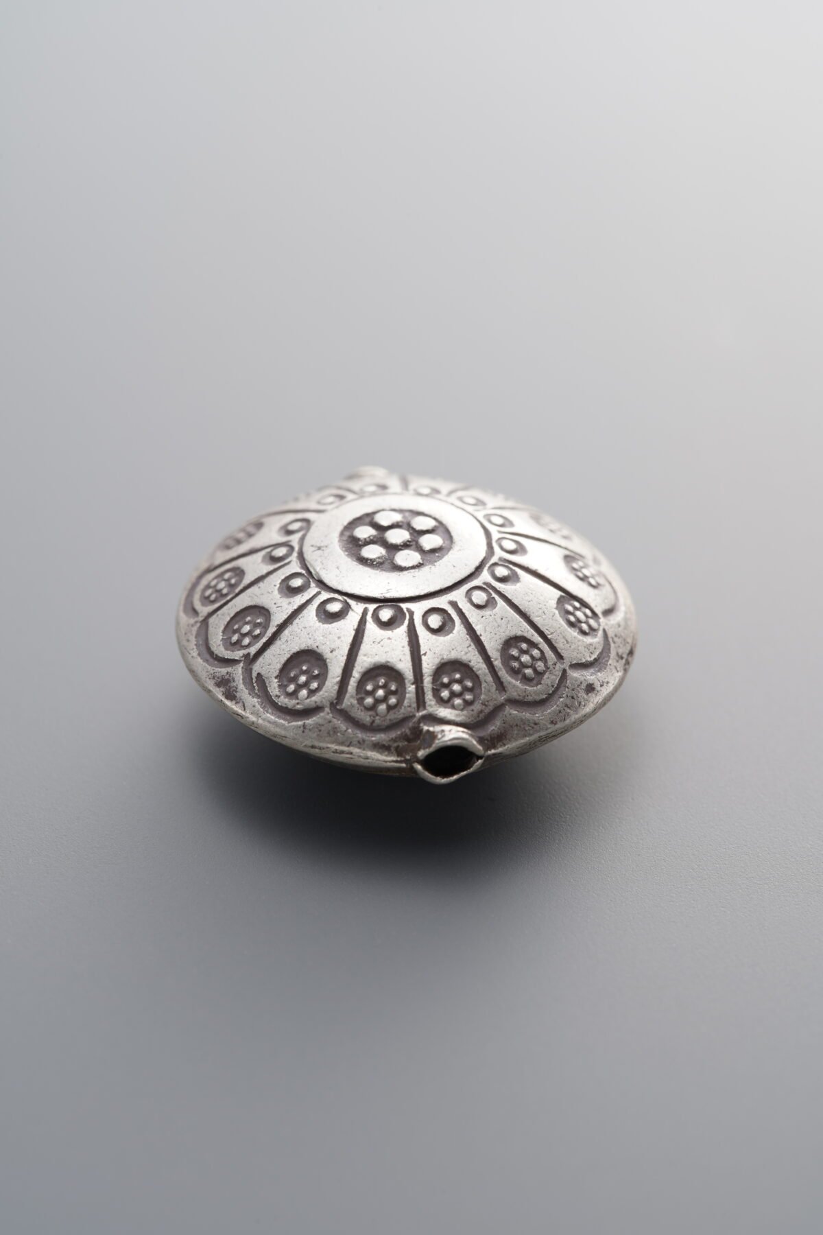 Printed Flat Drum Bead