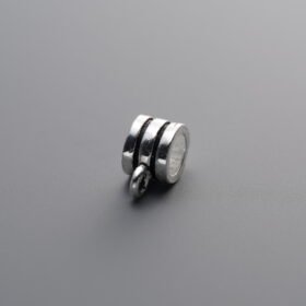 925 Silver-Vintage-Triple T-junction Bead-7mm
