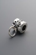 925 Silver-Vintage-Patterned T-junction Bead-10mm - Image 2