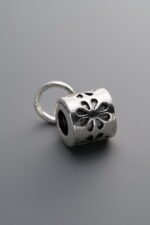 925 Silver-Vintage-Patterned T-junction Bead-10mm