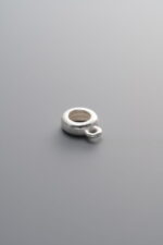 925 Sterling Silver-Bright-Trapezoid 3-Way Connector-8mm
