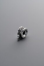 925 Sterling Silver-Antiqued-Three-Way Connector Bead-8mm - Image 2