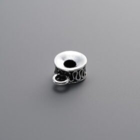 925 Silver-Vintage-Three-way Connector Bead-8mm