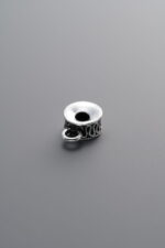 925 Sterling Silver-Antiqued-Three-Way Connector Bead-8mm