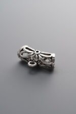 925 Silver-Vintage-Hollowed-out Bent Tube T-junction Bead-14mm - Image 4