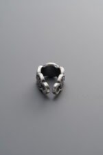 925 Sterling Silver-Antiqued-Ping'an Kou Clasp-10mm - Image 3