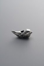 925 Sterling Silver-Antiqued-Bird Spacer Bead-13mm