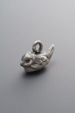 925 Sterling Silver-Antiqued-Petite Bird Pendant-15mm - Image 3
