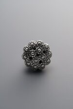 925 Sterling Silver-Antiqued-Lotus Pod Pendant-11mm - Image 4
