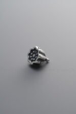 925 Silver-Vintage-Lotus Pod Pendant-6mm