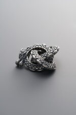 925 Sterling Silver-Antiqued-Dragon Spacer Bead-18mm - Image 3