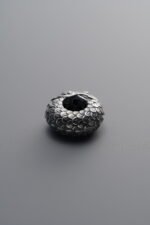 925 Sterling Silver-Antiqued-Dragon Spacer Bead-9mm - Image 3