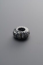 925 Sterling Silver-Antiqued-Dragon Spacer Bead-9mm