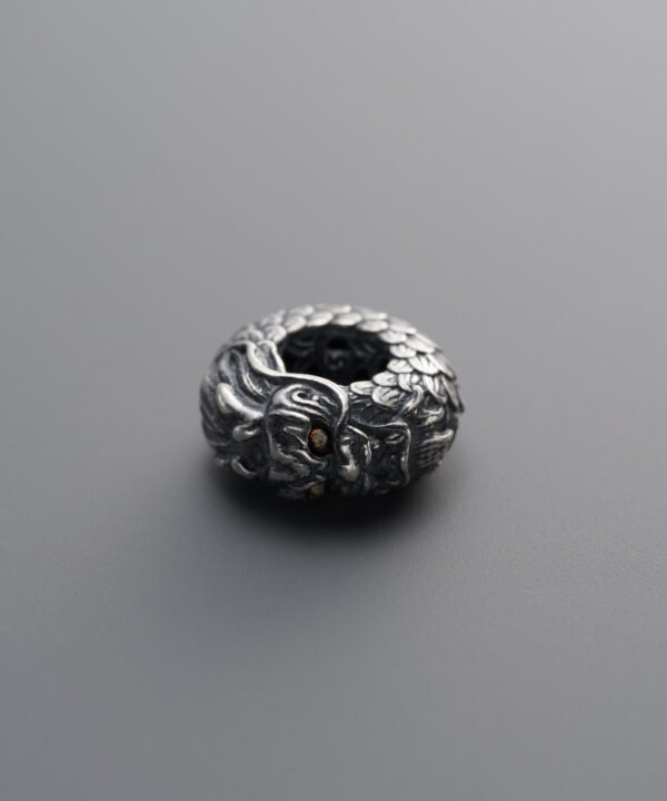 925 Silver-Vintage-Dragon Spacer Bead-9mm
