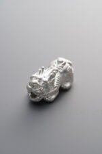 925 Sterling Silver-Bright-Pixiu Mythical Beast Spacer Bead-18mm - Image 3
