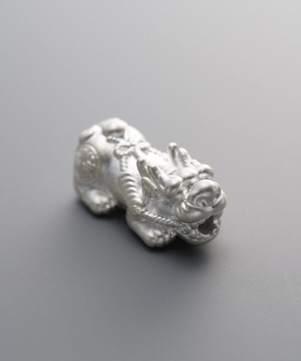 925 Sterling Silver-Bright-Pixiu Mythical Beast Spacer Bead-18mm