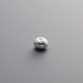 925 Sterling Silver-Bright-Smooth-Surfaced Spacer Bead-4mm