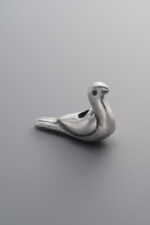 925 Sterling Silver-Antiqued-Auspicious Bird Spacer Bead-17mm