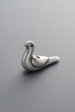 925 Sterling Silver-Antiqued-Auspicious Bird Spacer Bead-17mm - Image 2