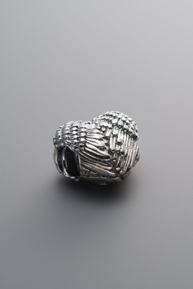 Wing Heart Spacer Bead