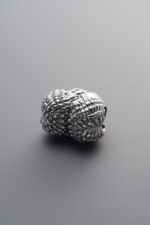 925 Sterling Silver-Antiqued-Wing Heart Spacer Bead-17mm - Image 2