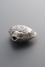 Patterned Heart Spacer Bead