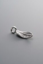 925 Silver-Vintage-Leaf Pendant-17mm