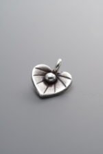 925 Sterling Silver-Antiqued-Leaf Pendant-13mm - Image 3