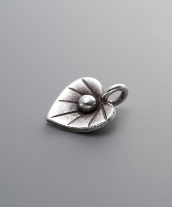 925 Silver-Vintage-Leaf Pendant-13mm