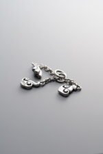 925 Sterling Silver-Antiqued-Ruyi Lotus Seed Pod Tassel Pendant-40mm - Image 3