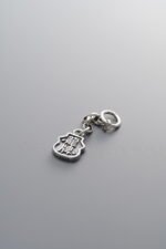 925 Sterling Silver-Antiqued-Tassel Dragon Pendant-32mm - Image 2