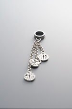 Circular "Fu" Character Tassel Pendant