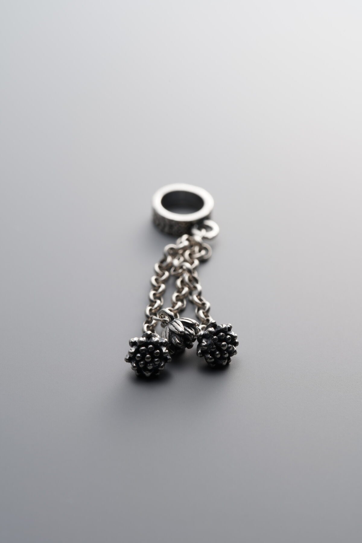 Circular Lotus Flower Tassel Pendant