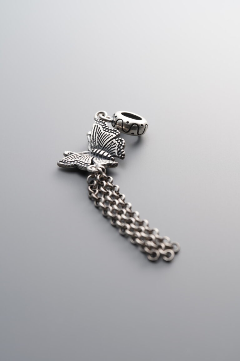 Butterfly Circular Tassel Pendant
